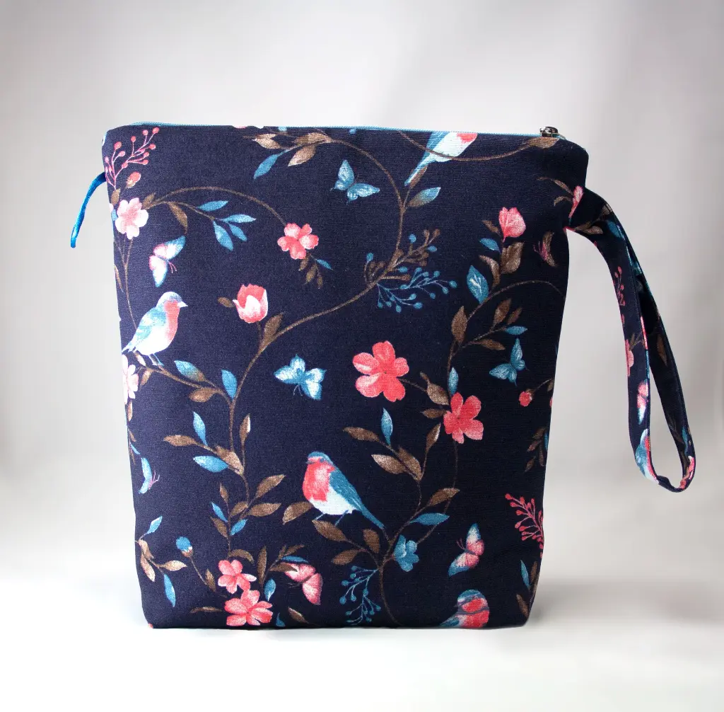 Zipper Bird  Bullfinch Navy Blue XL Front.webp