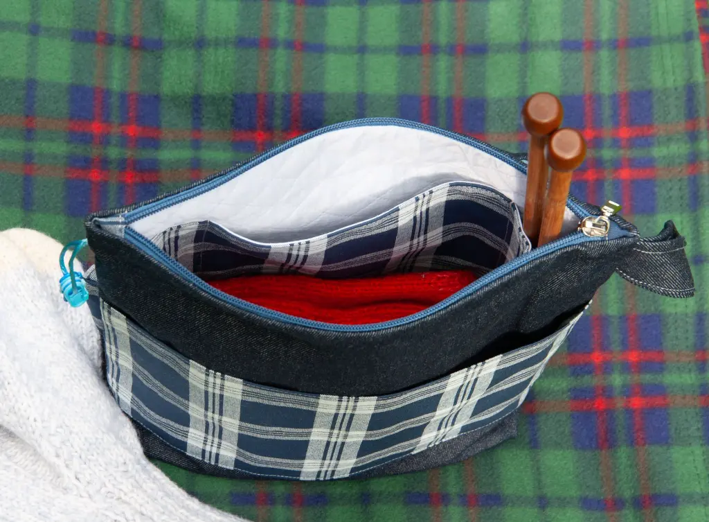 Zipper Denim Rustikana Navy XL Inside.webp